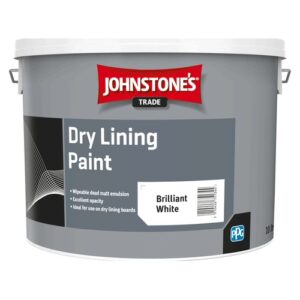 Johnstone's Trade Dry Lining Paint Brilliant White 10ltr