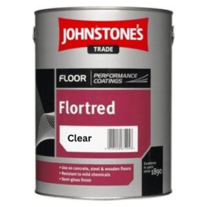 Johnstone's Trade Performance Coatings Flortred Clear Clear 5ltr
