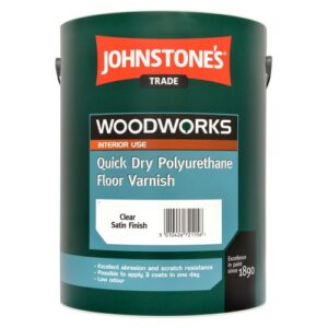 Johnstone's Trade Woodworks Quick Dry Polyurethane Floor Varnish