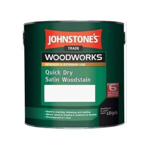 Johnstone's Trade Woodworks Quick Dry Satin Woodstain